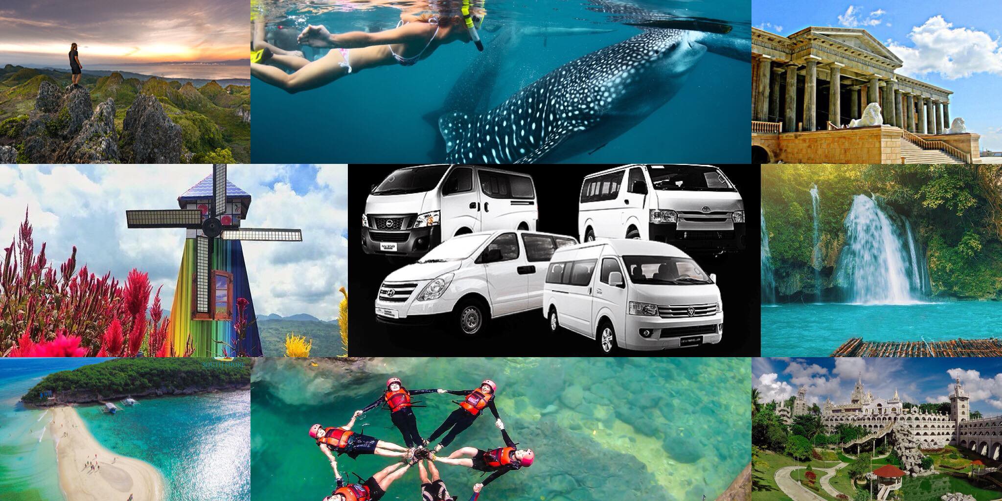 Cebu City Van Rental Van For Hire with Driver and Fuel in Cebu